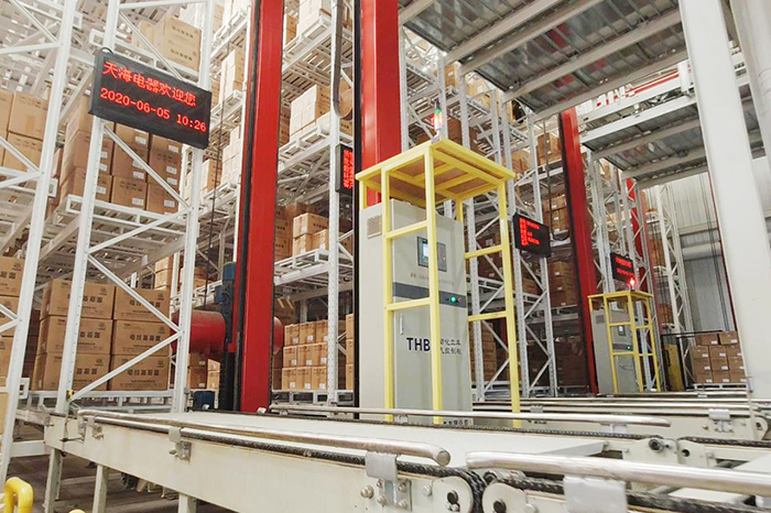 堆垛機(jī)搭配托盤存儲自動化立體庫